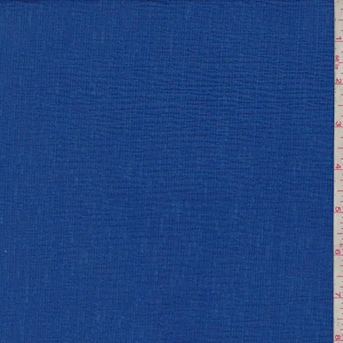 2 1/2 YD PC-Bright Blue Gauze Knit Fabric