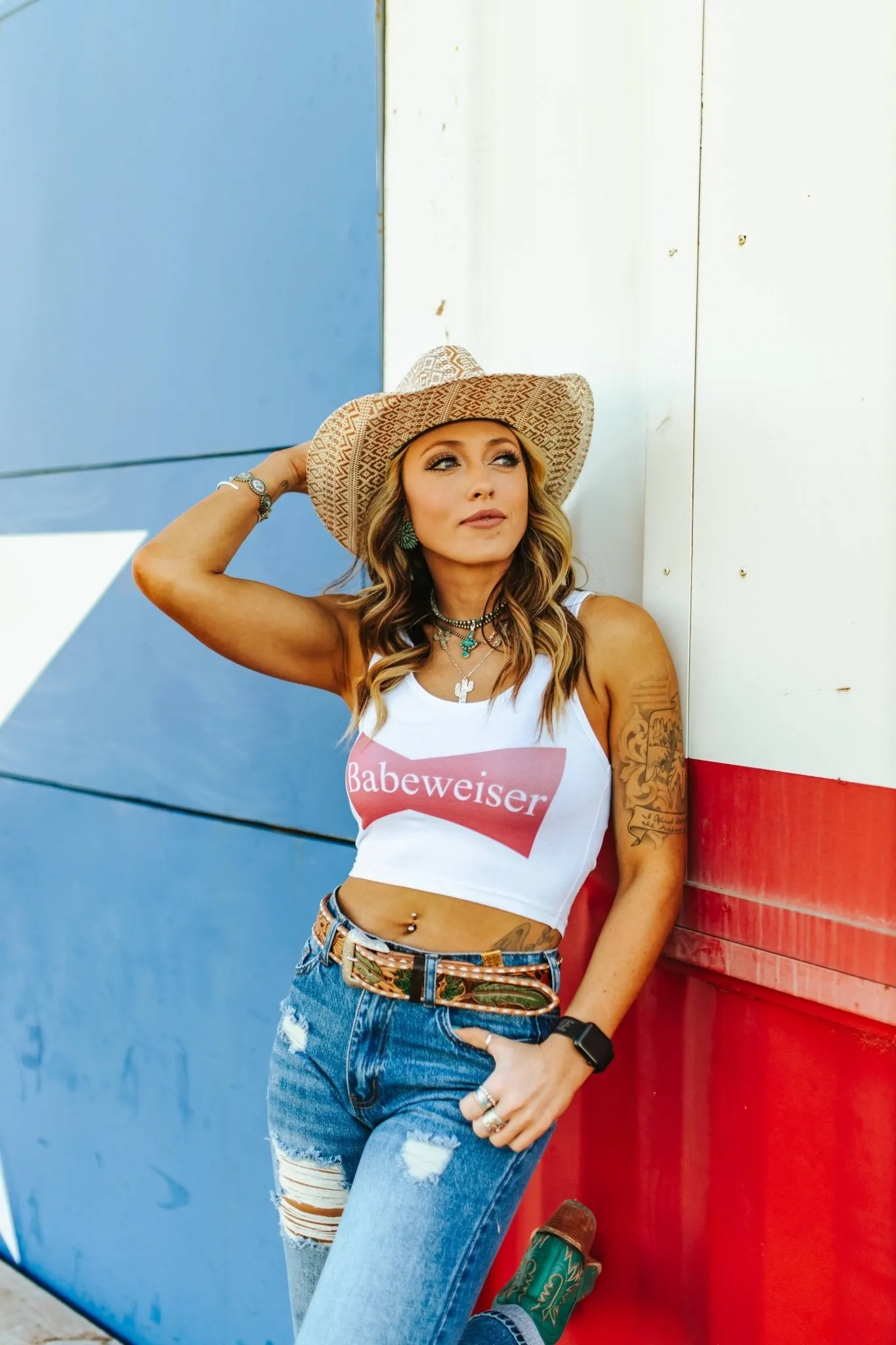 Babeweiser Cropped Tank Top