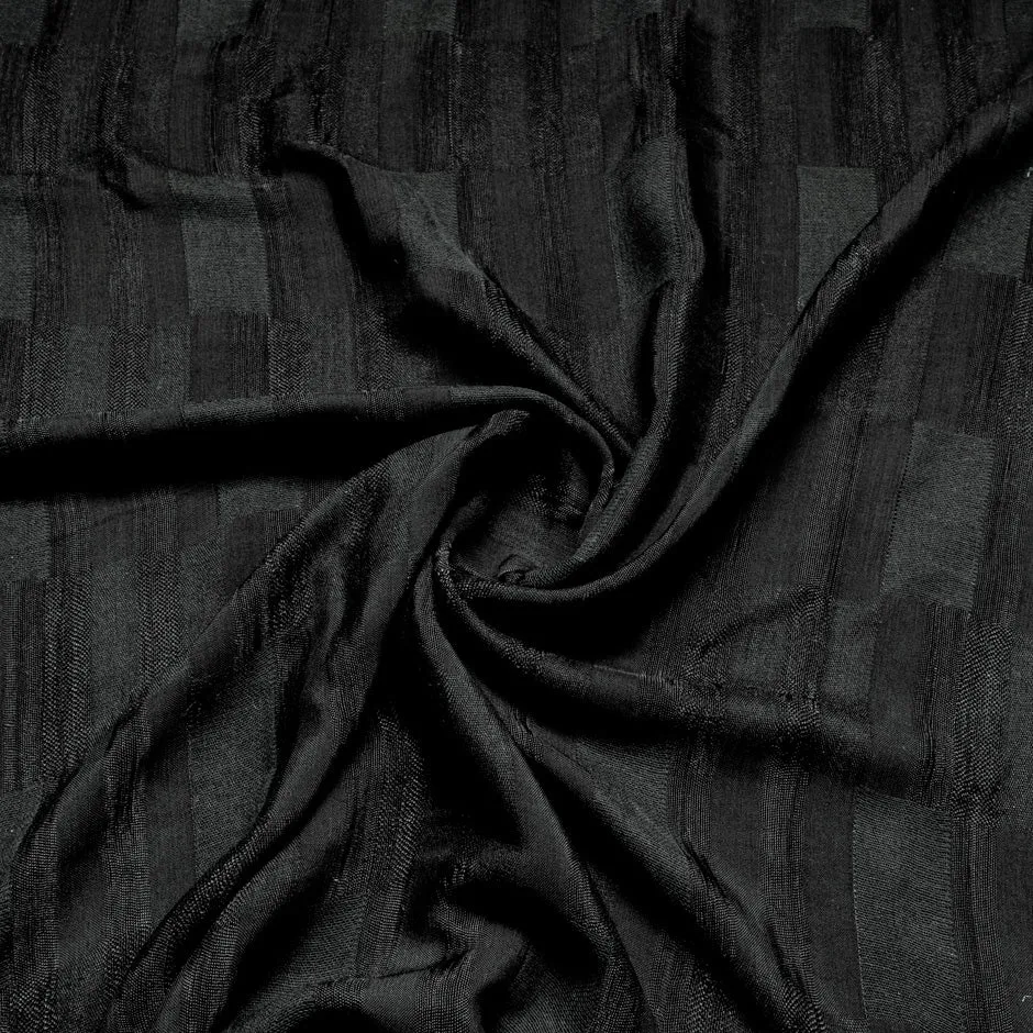 Black Jacquard Viscose