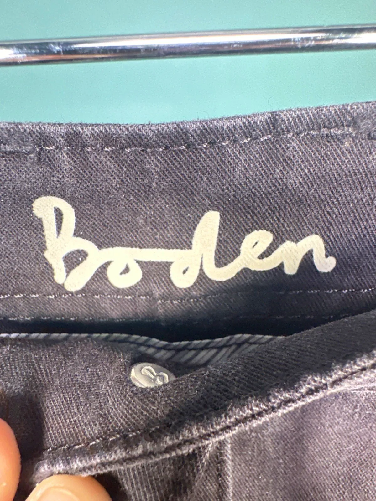 Boden Navy Straight Leg Stretch Jeans 8L