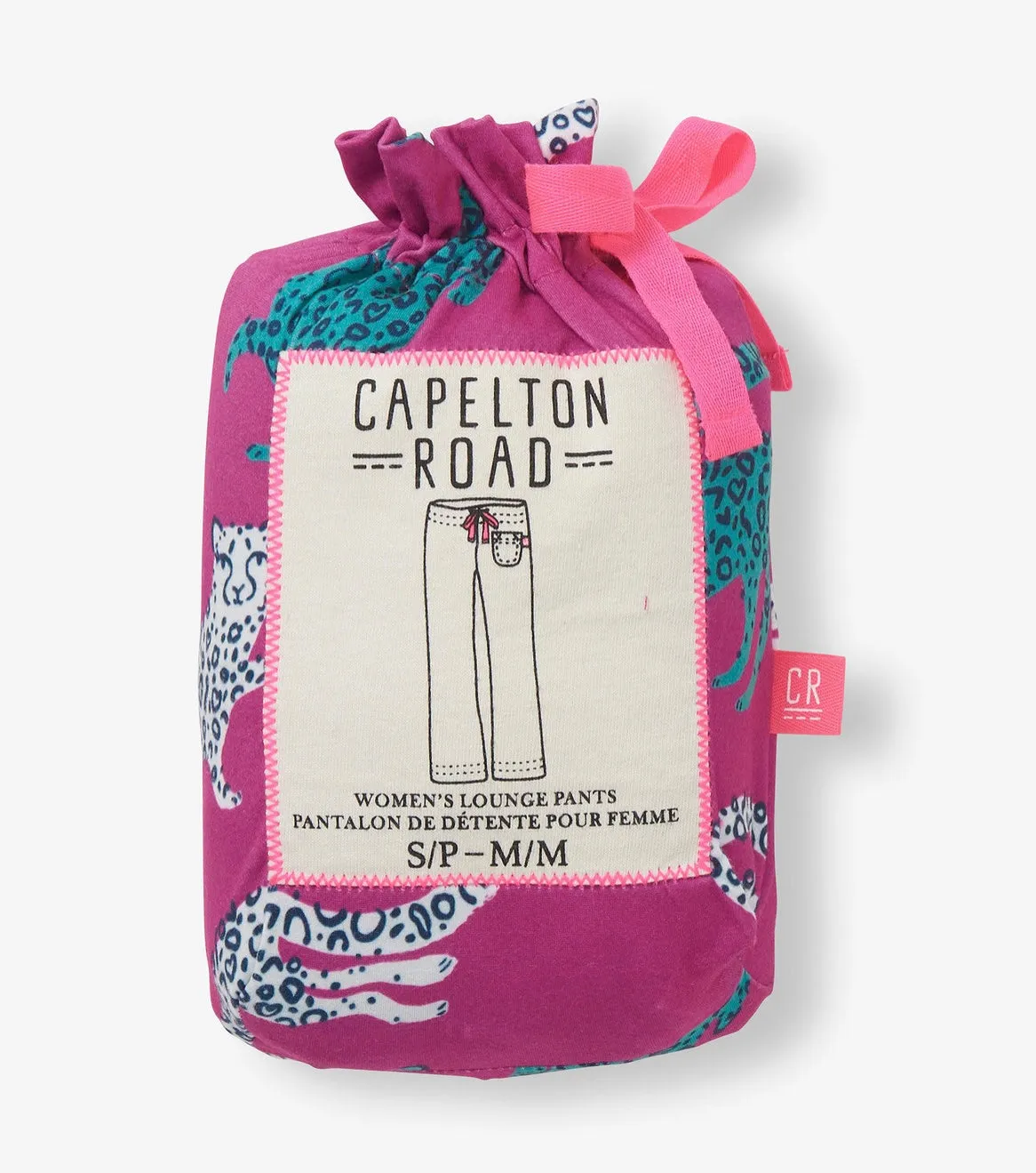 Capelton Road PJ Pants In A Bag - Cheetah