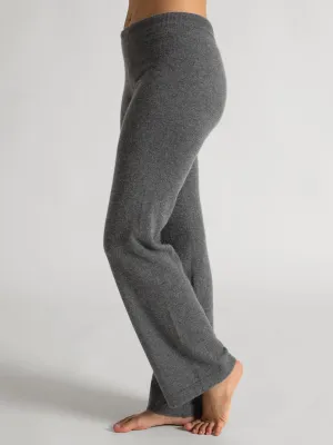 Cashmere pants "Classic pants" - dark grey