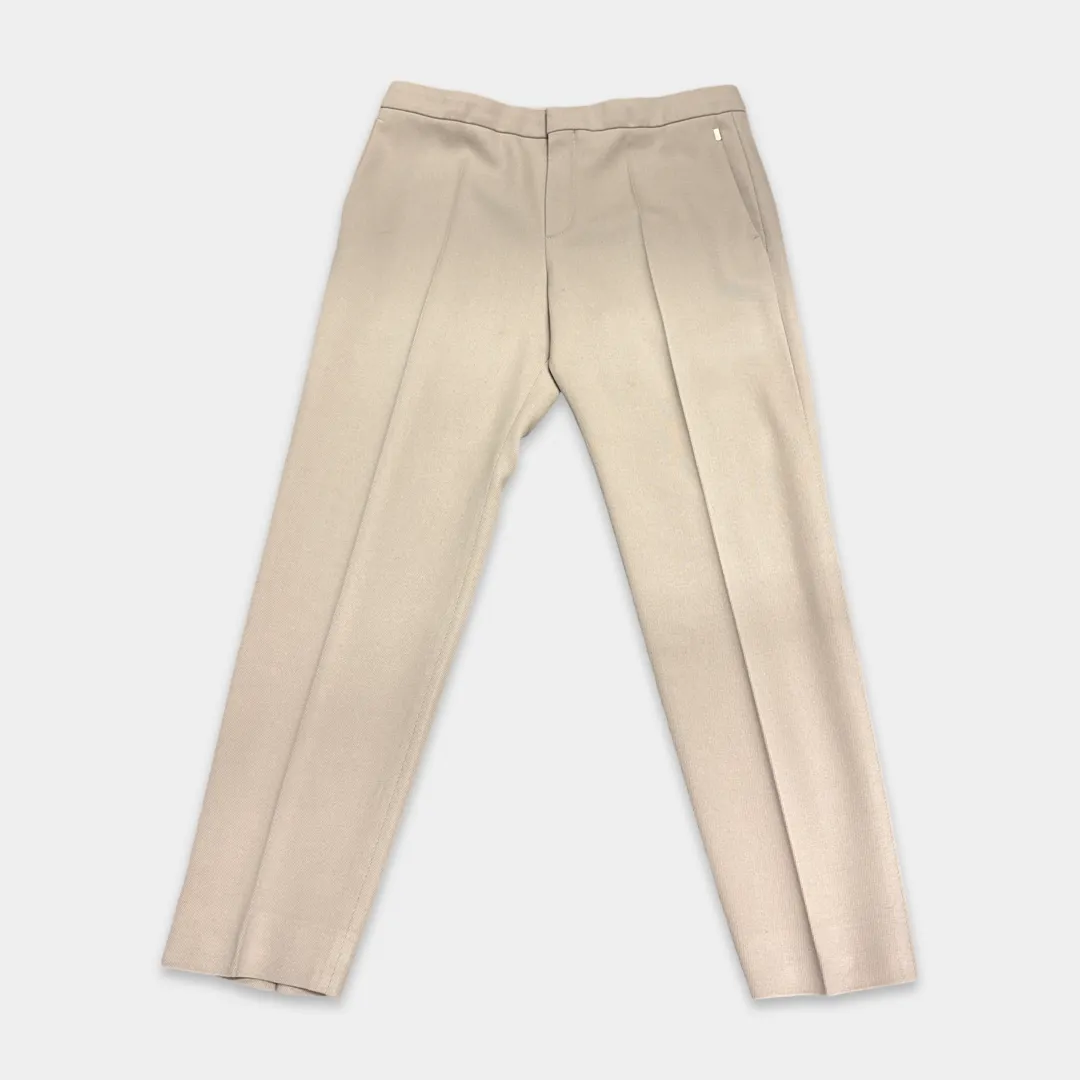 Chloé Women's Tan Wool Trousers