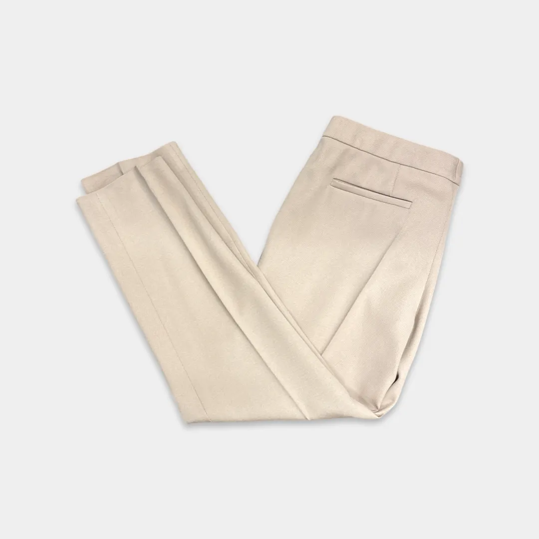 Chloé Women's Tan Wool Trousers