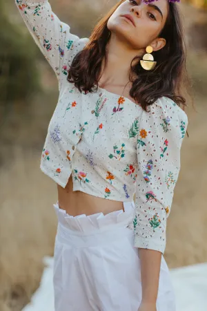 Classic White Bucket Pants