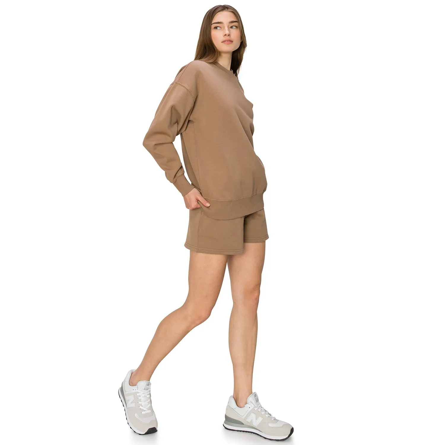 Cloud Fleece Sweatshorts - Light Brown