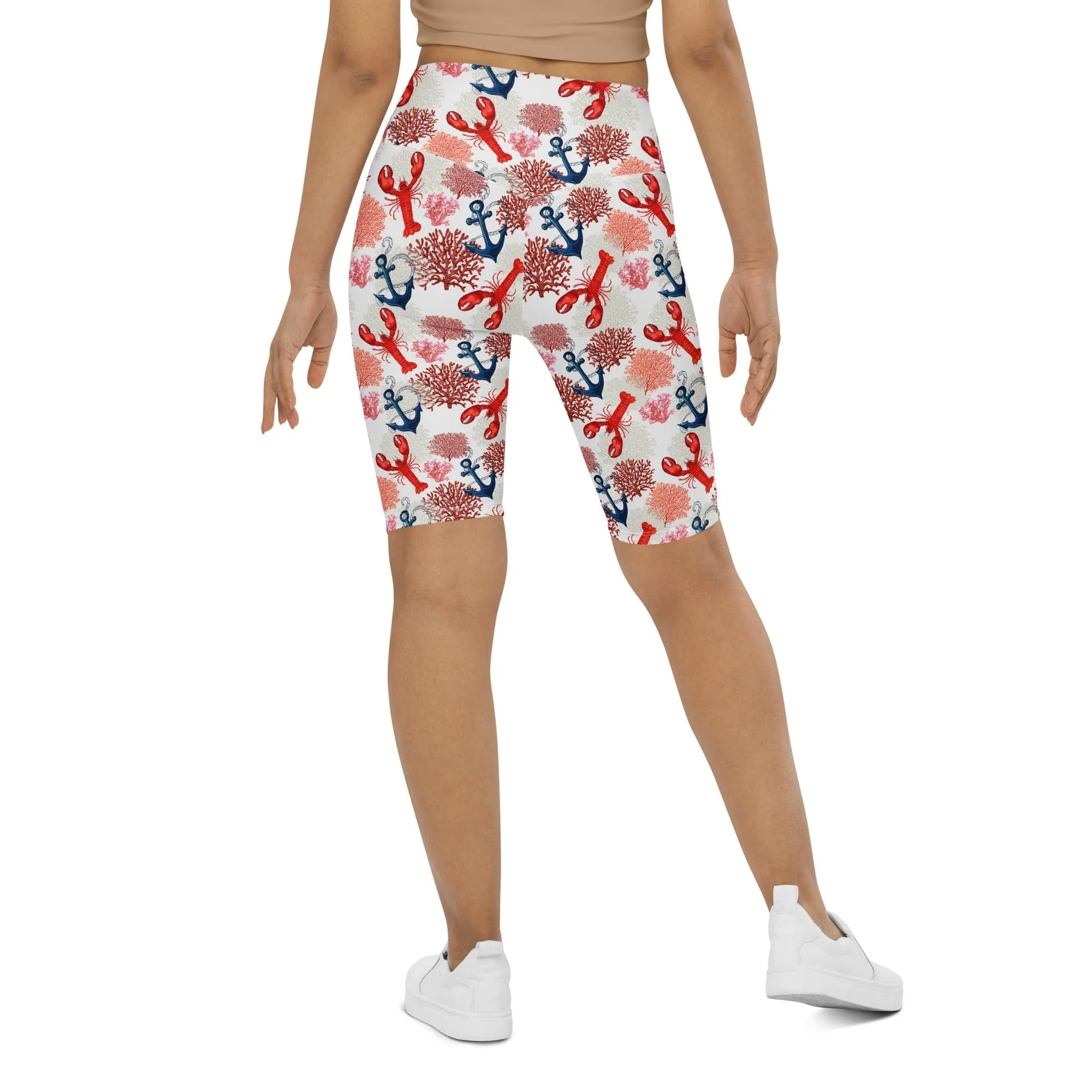 Cute Lobster Biker Shorts