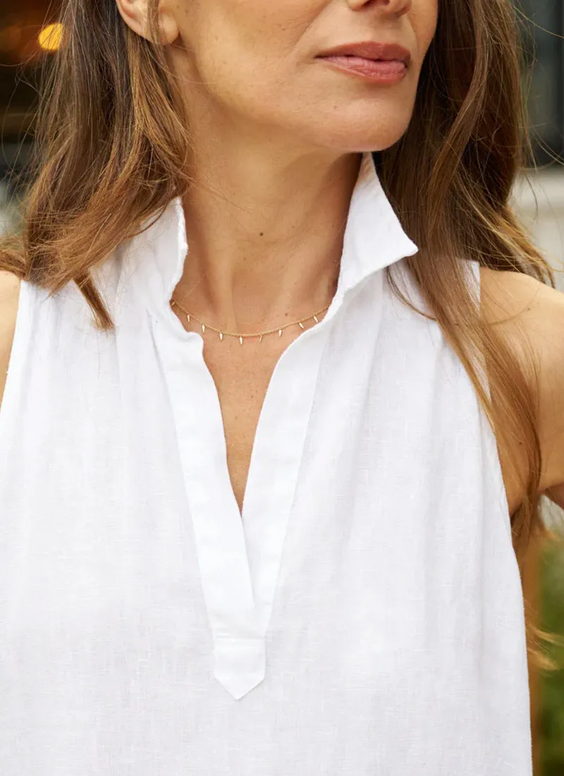 Daphne Sleeveless Popover Dress