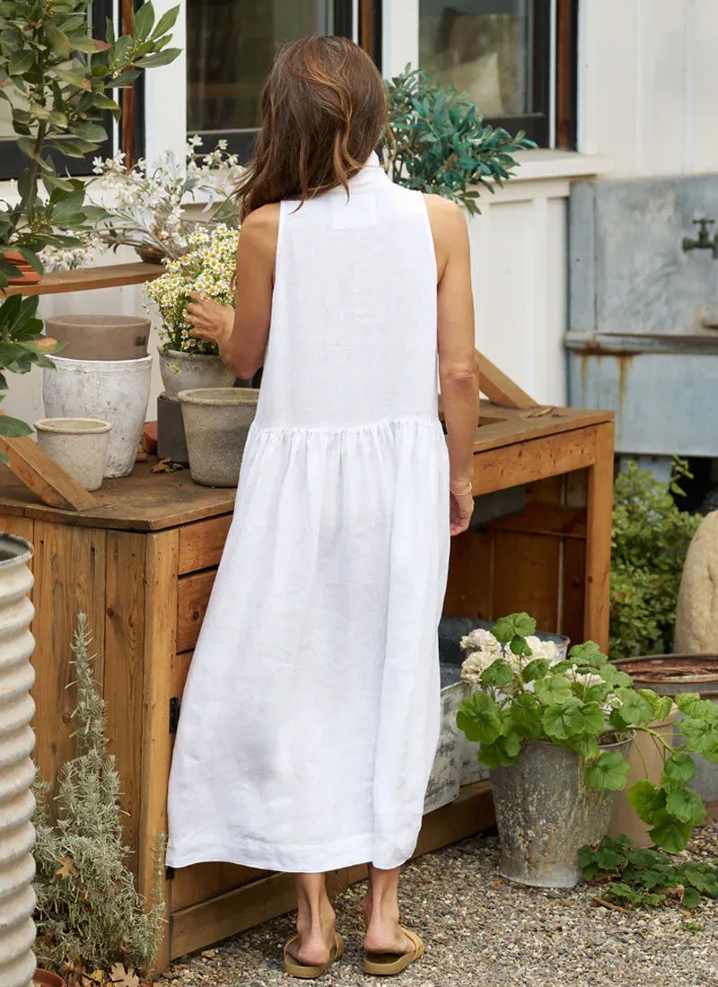 Daphne Sleeveless Popover Dress