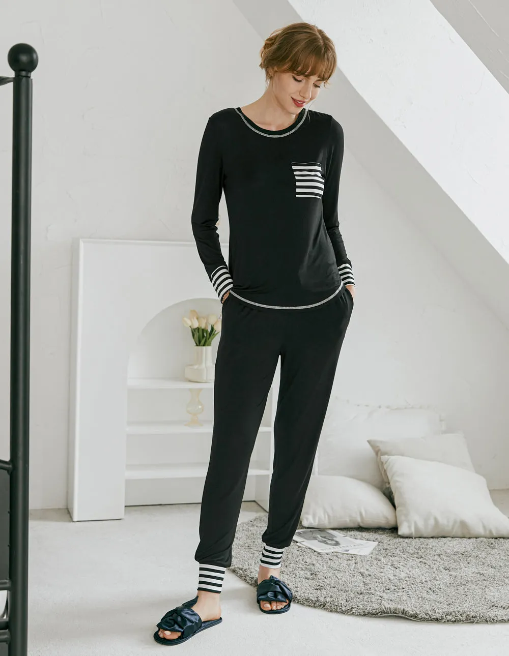 Ekouaer Classic Pajamas Set (US Only)