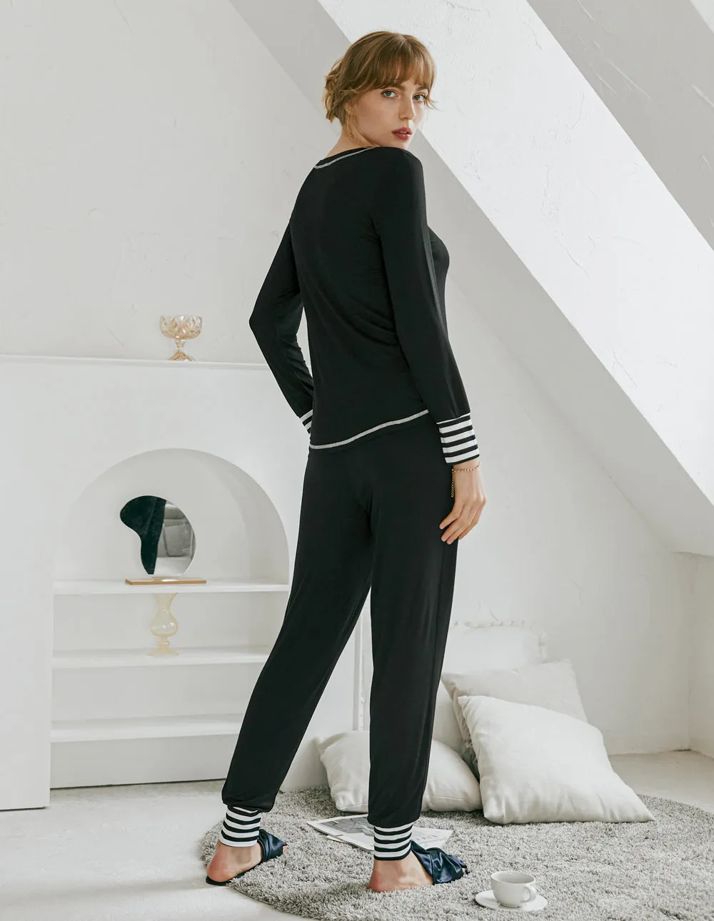 Ekouaer Classic Pajamas Set (US Only)