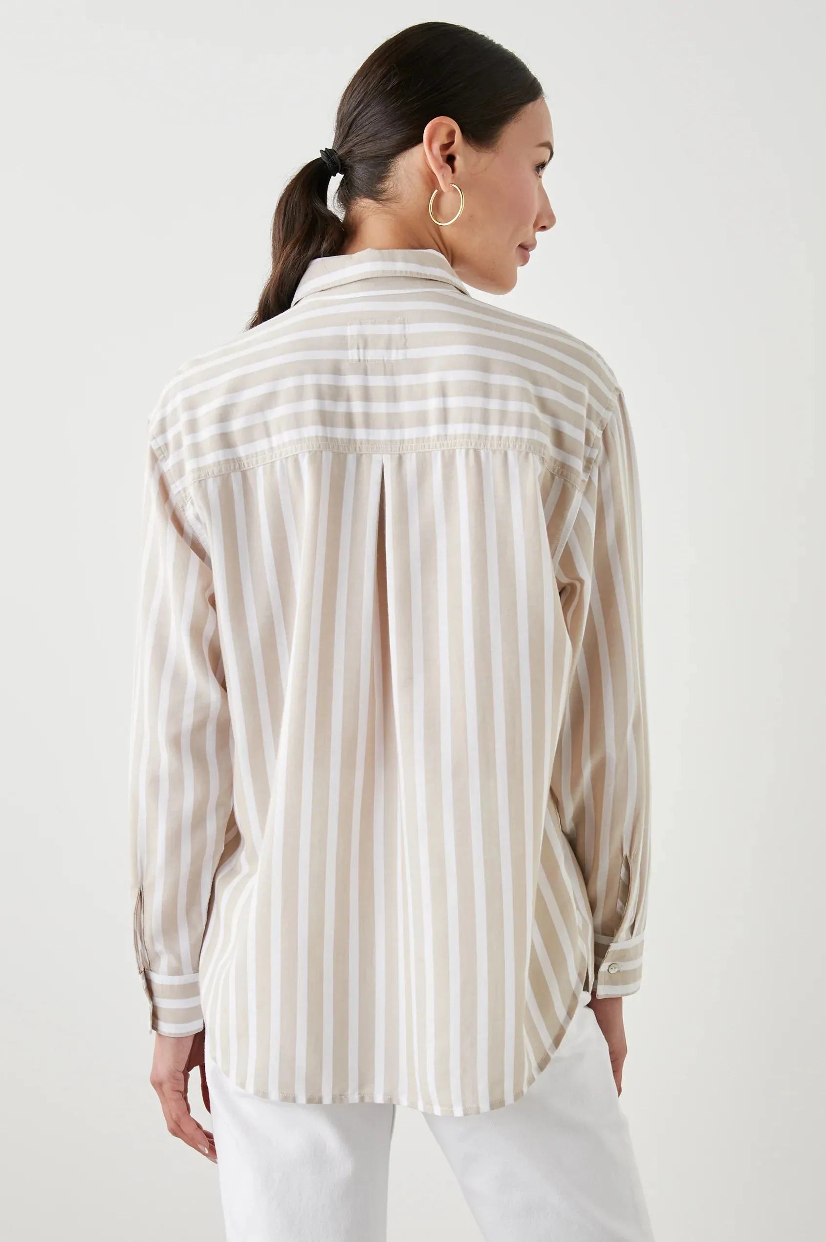 Elle Shirt - Natural Stripe