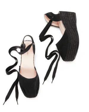 Estilo Emporio: Dusk Espadrille - Black