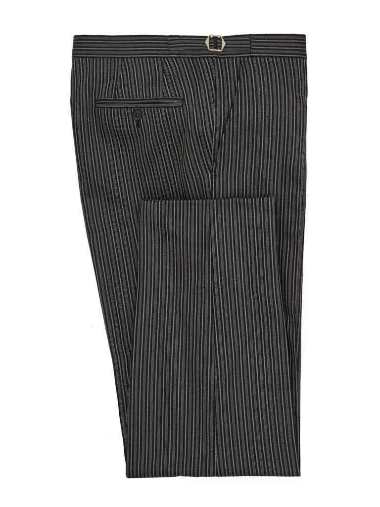Flat Front Morning Pants - Classic Striped