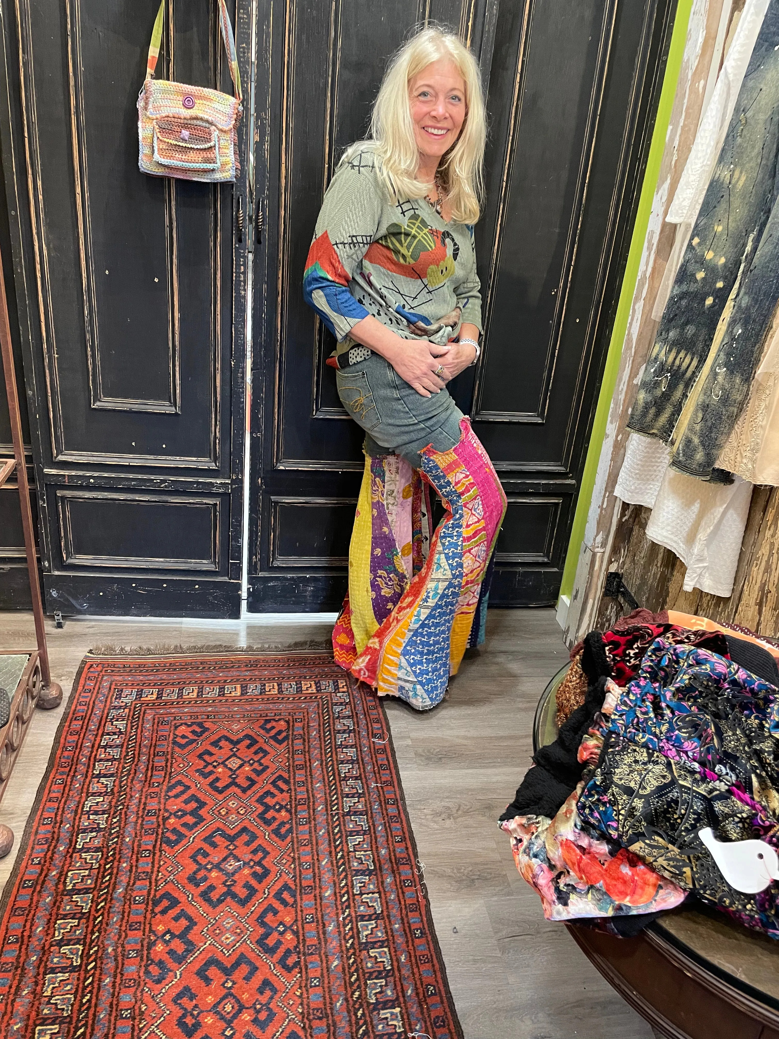 Got You Covered Kantha Jeans by Jaded Gypsy