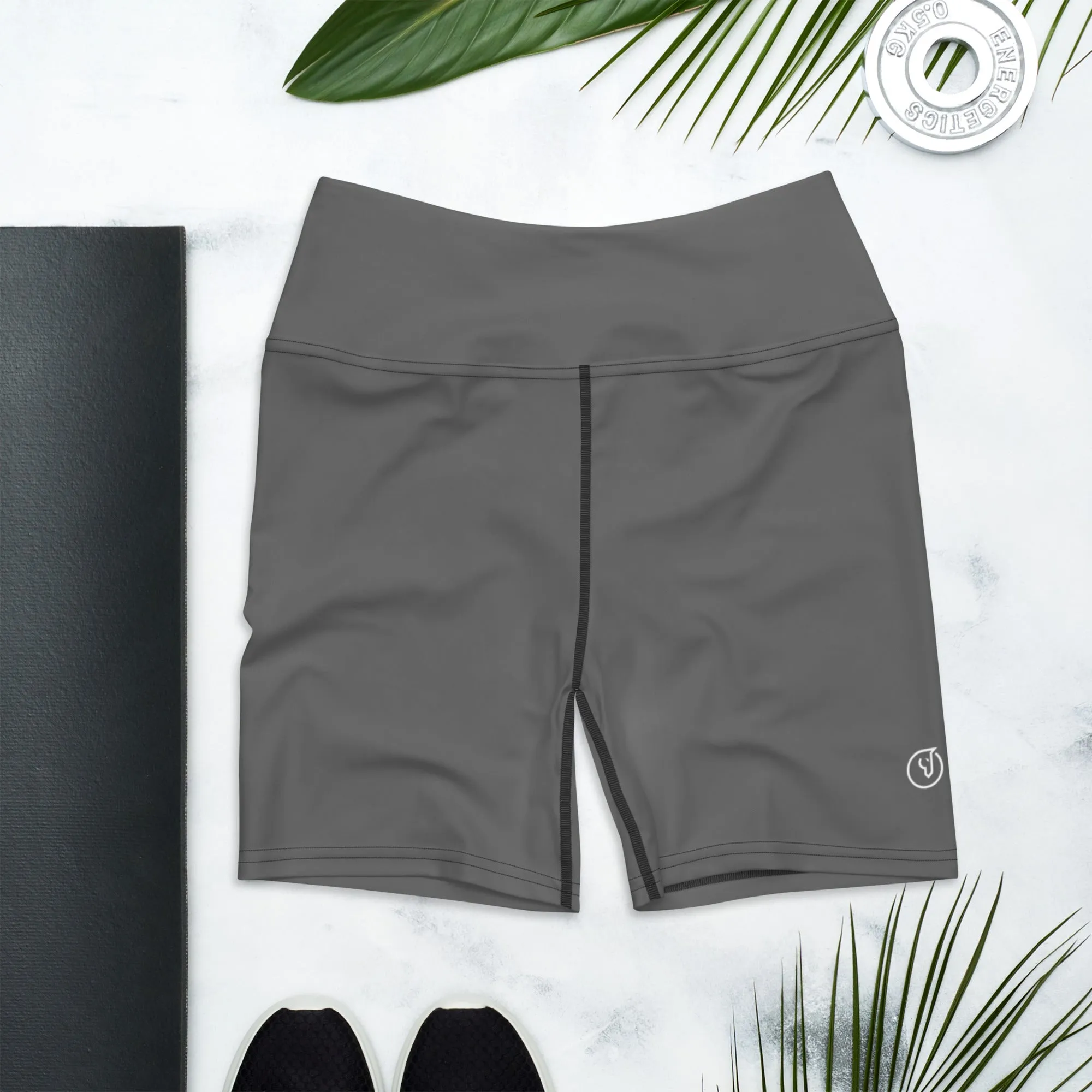 Humble Sportswear™ Pure Grey Spandex Shorts
