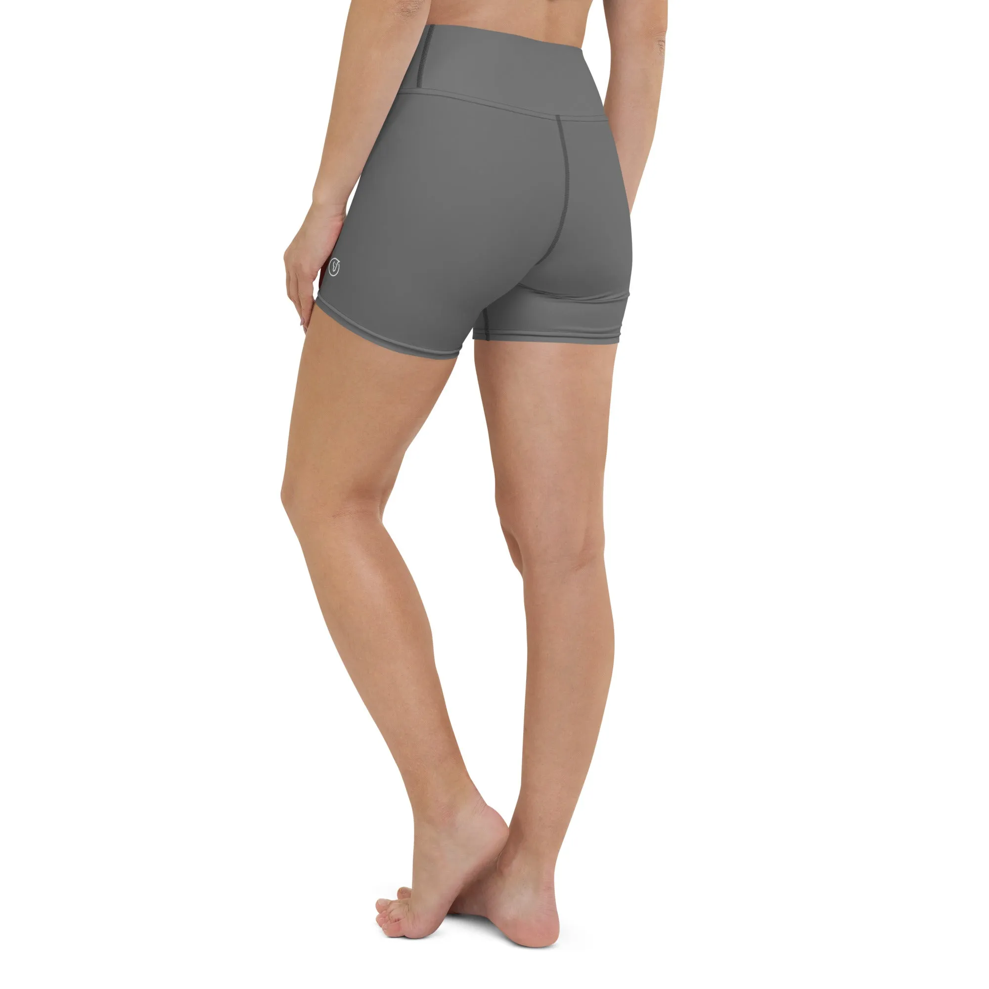 Humble Sportswear™ Pure Grey Spandex Shorts