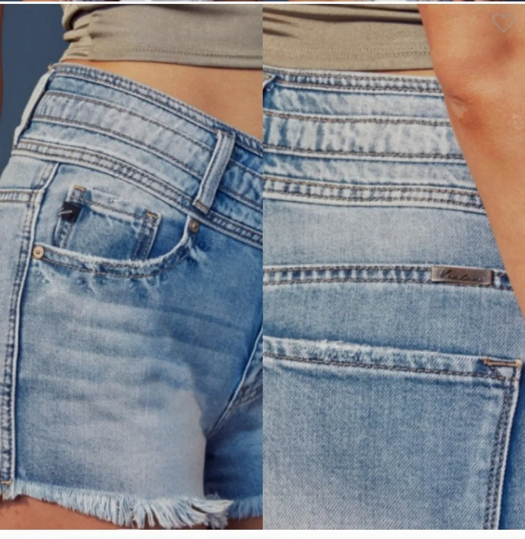 KanCan High Rise Denim Shorts