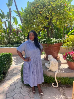 KYLE - BIG PLEATED SHIRT DRESS