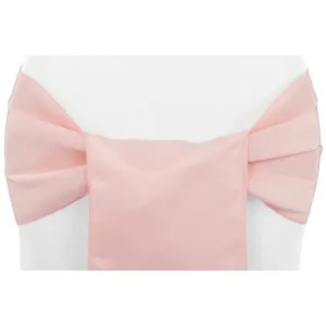 Lamour Satin Chair Sash - Dusty Rose/Mauve