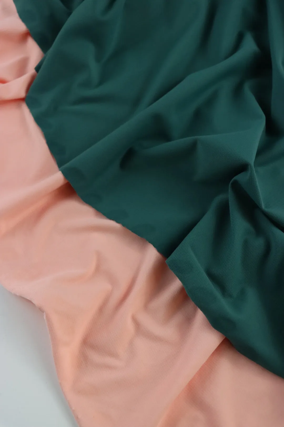 Light Peach Textured Athletic Nylon/Spandex