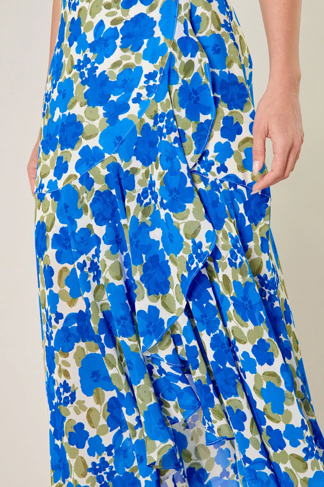 Lizzie Floral Saturated Love Midi Skirt