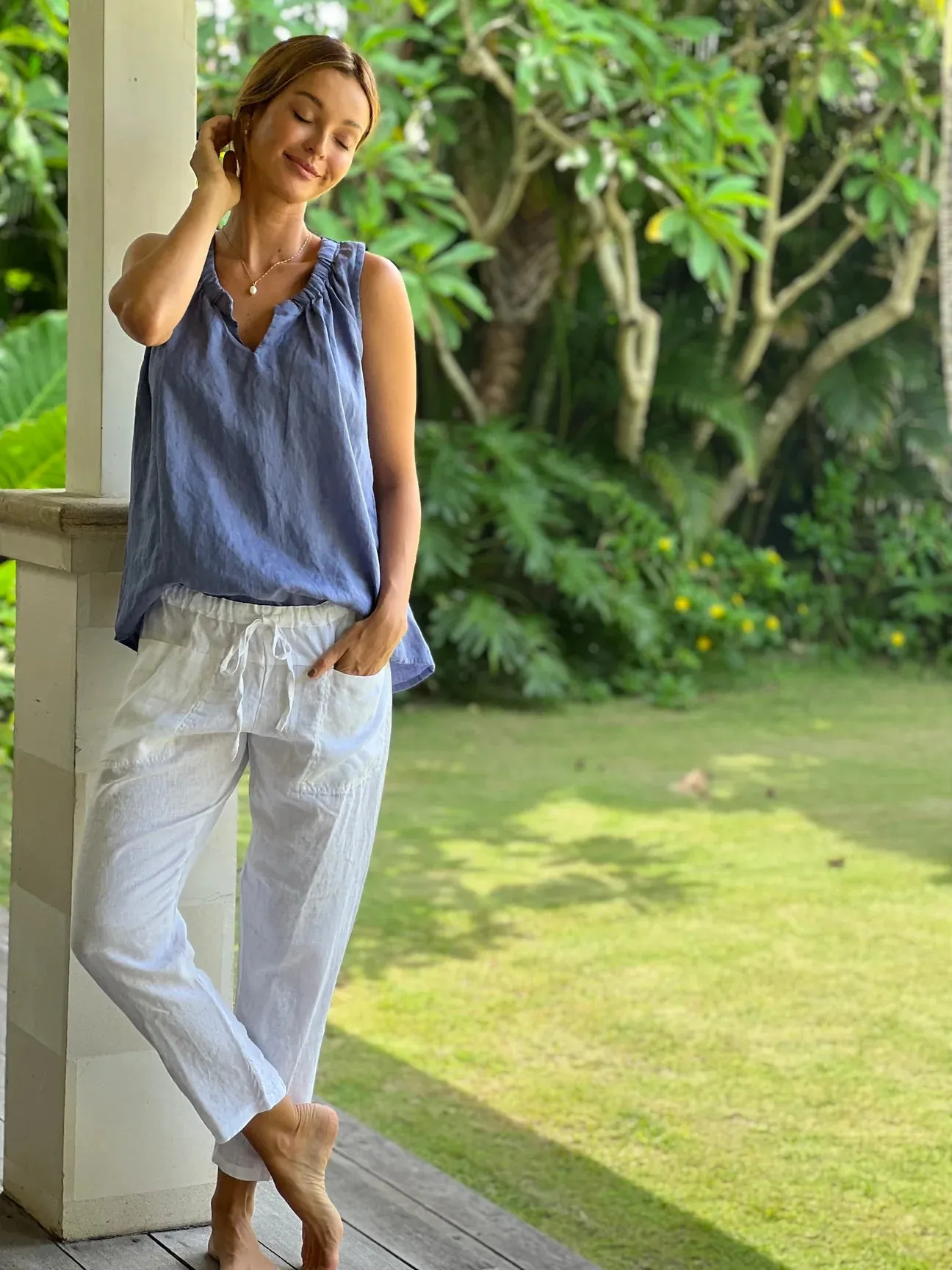 Lucy Top - Cornflower