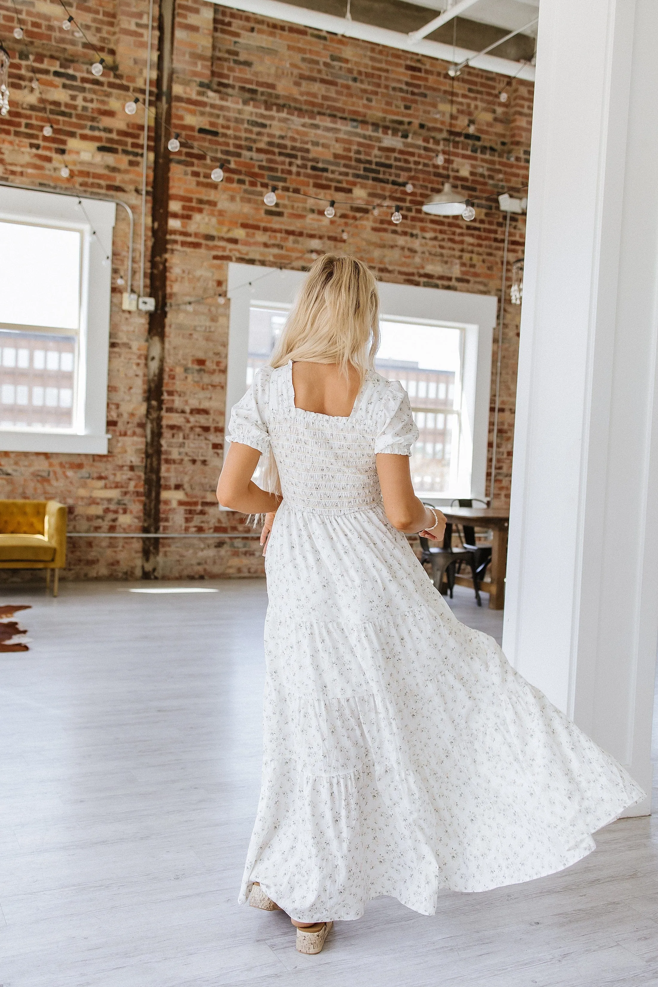 Mack Shirred Maxi Dress