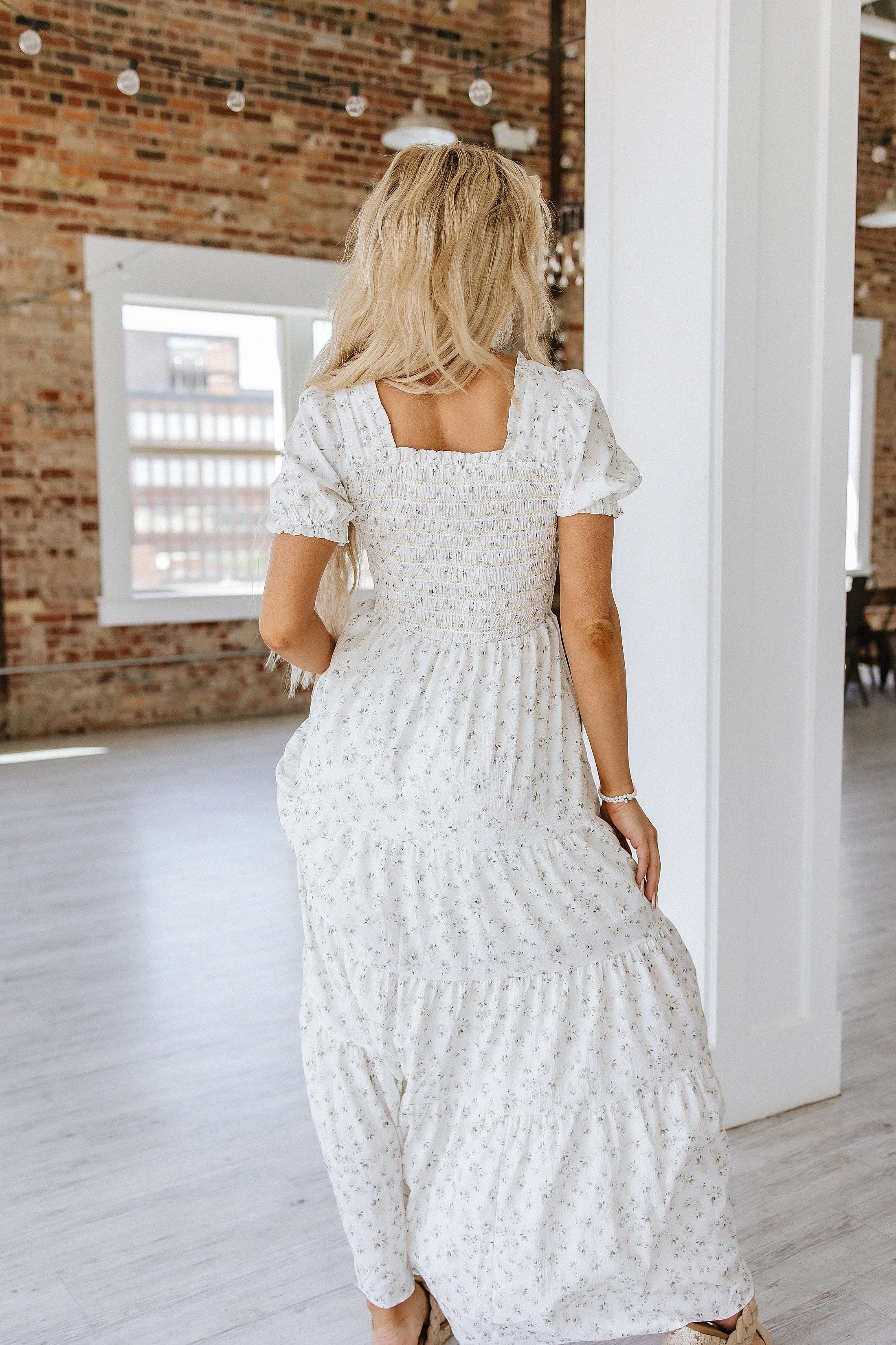 Mack Shirred Maxi Dress