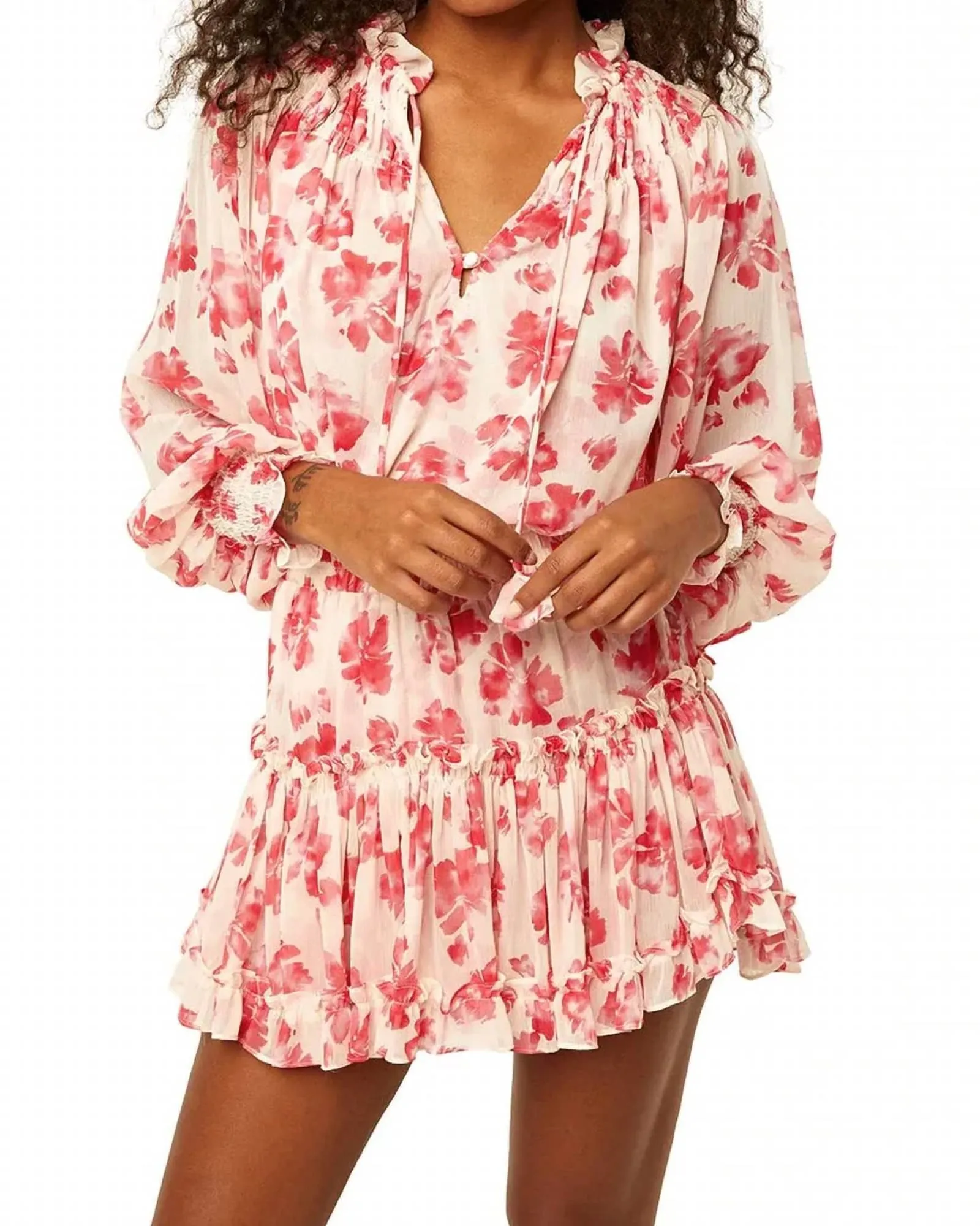 Marion Skirt in Pink/Peach | Pink/Peach