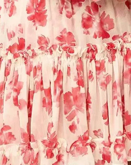 Marion Skirt in Pink/Peach | Pink/Peach