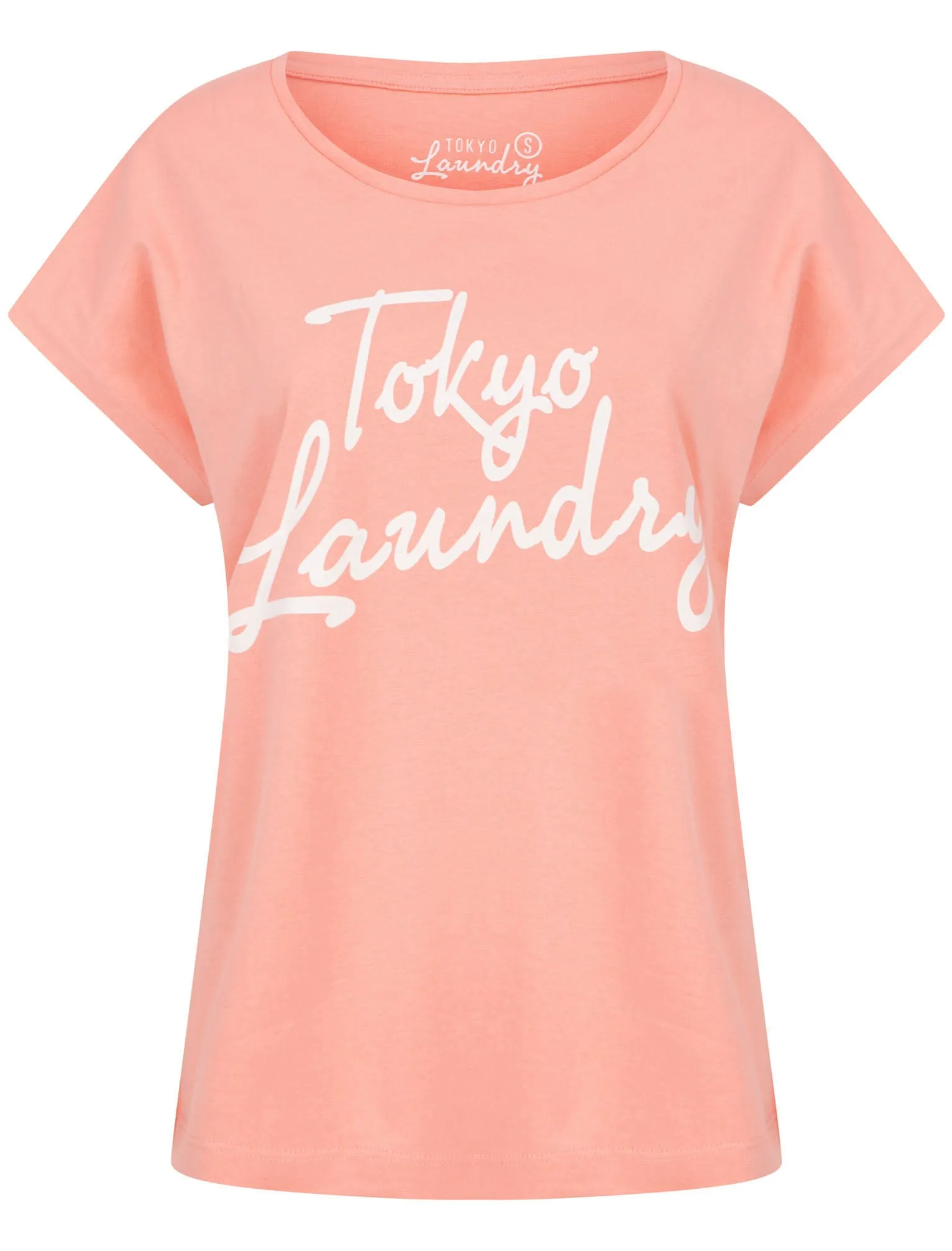 Mina Tiger Print 2 Pcs Shortie Lounge Set in Candlelight Peach - Tokyo Laundry