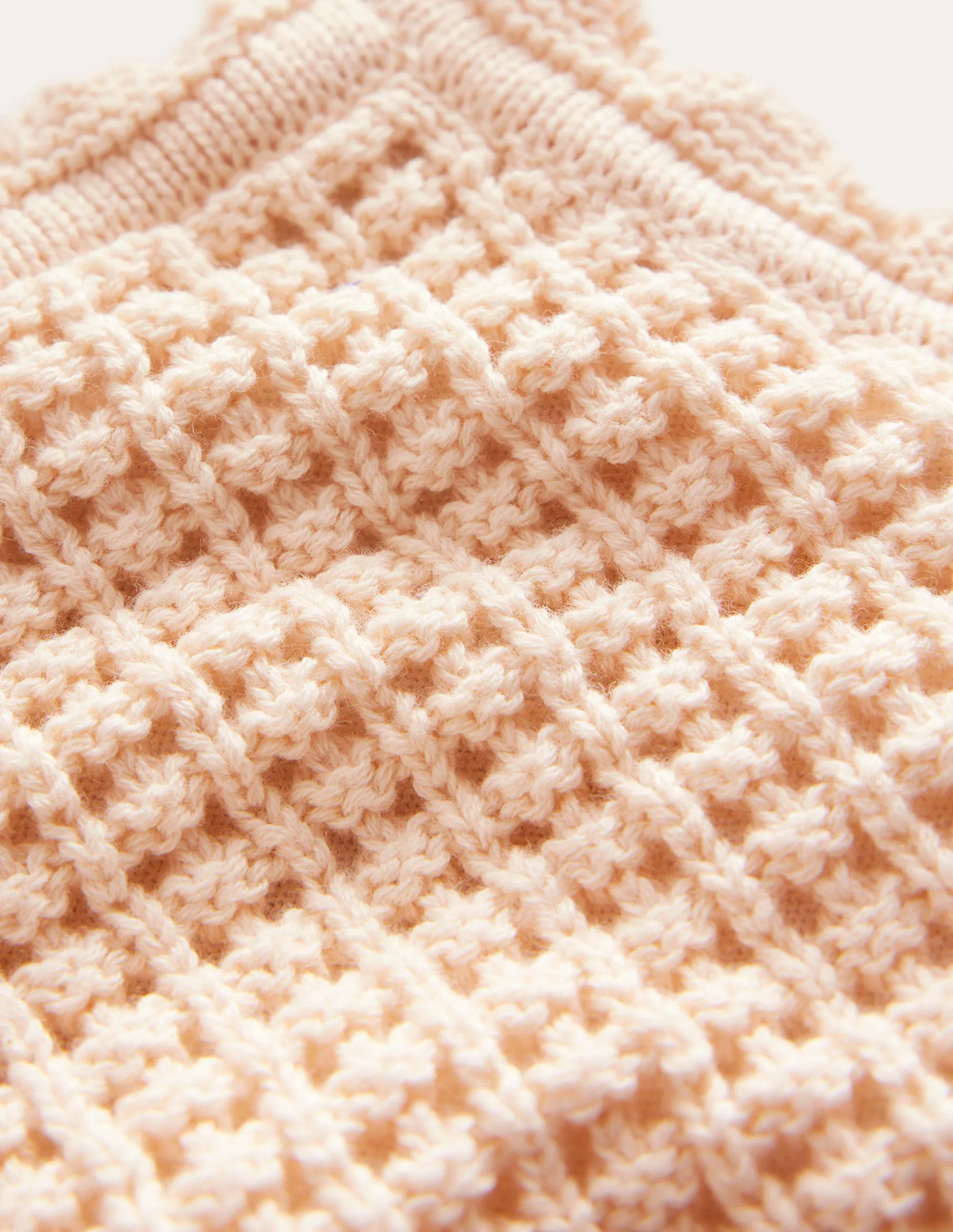 Mock Crochet Top-Dorset Cream