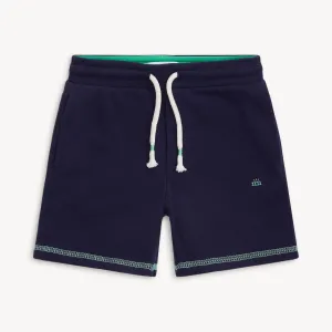 navy cotton magnetic basic shorts