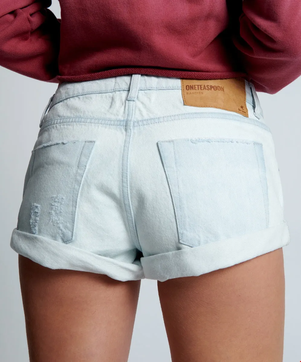 One Teaspoon Vanilla Sky Bandits Low Waist Shorts
