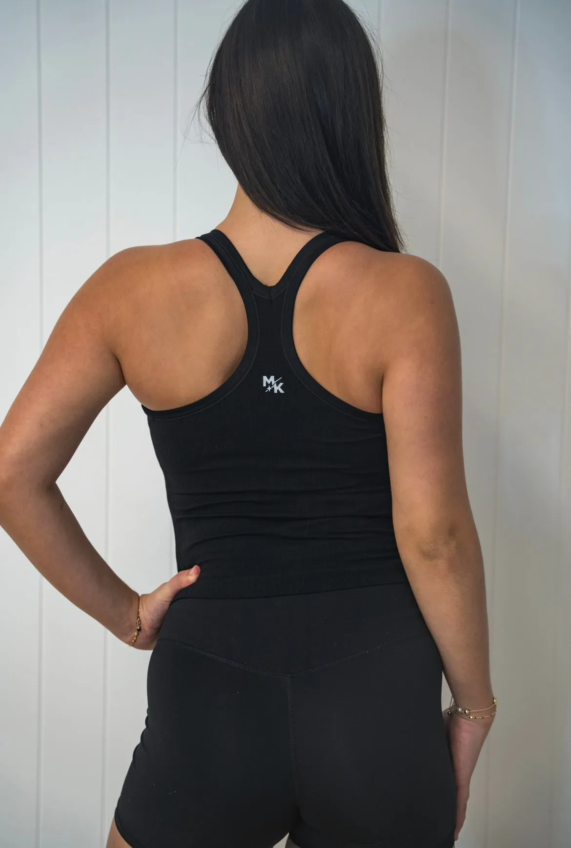 Rach Ribbed Short Muscle Singlet