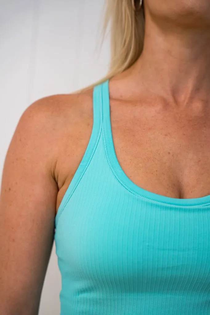 Rach Ribbed Short Muscle Singlet