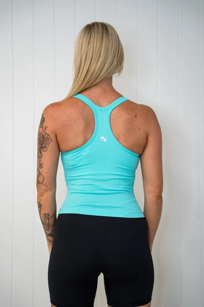 Rach Ribbed Short Muscle Singlet