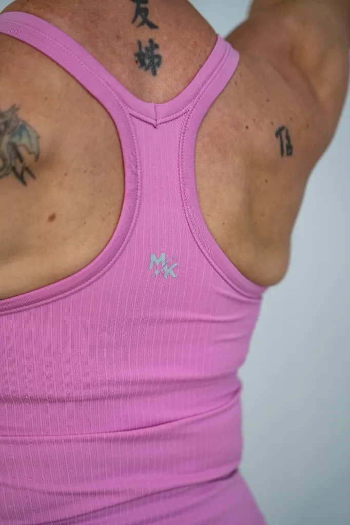 Rach Ribbed Short Muscle Singlet