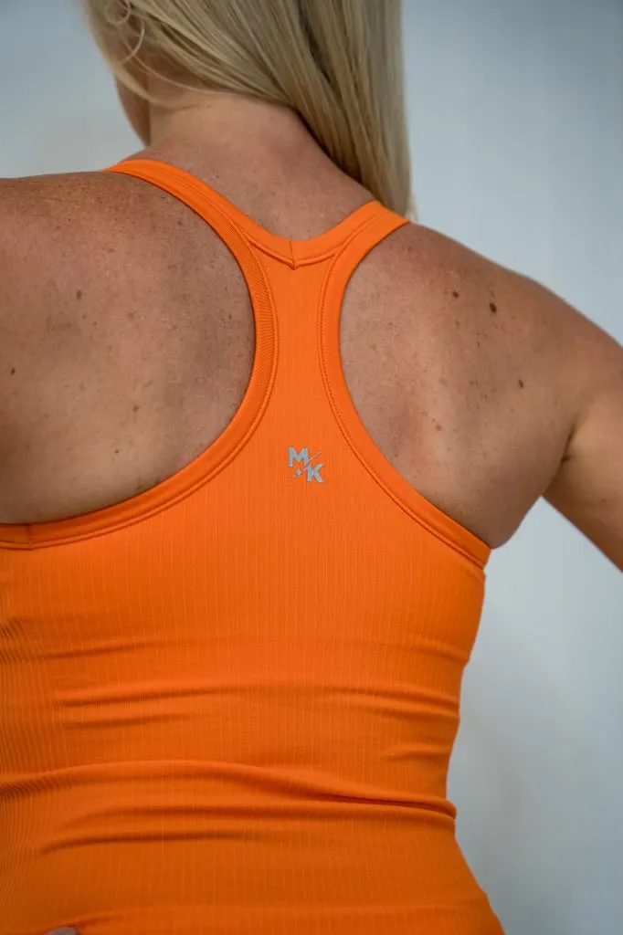 Rach Ribbed Short Muscle Singlet