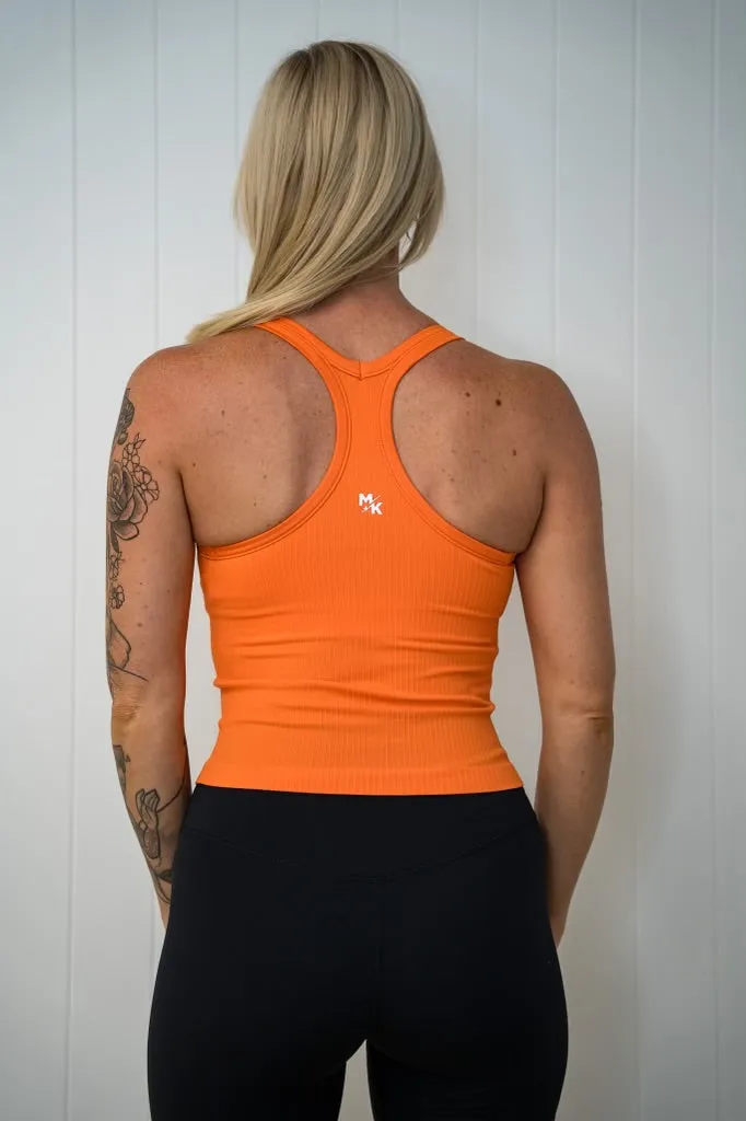Rach Ribbed Short Muscle Singlet