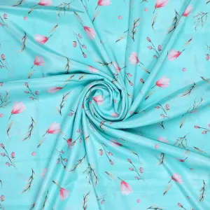 Romantic And Feminine Digital Printed Fabric - Crepe
