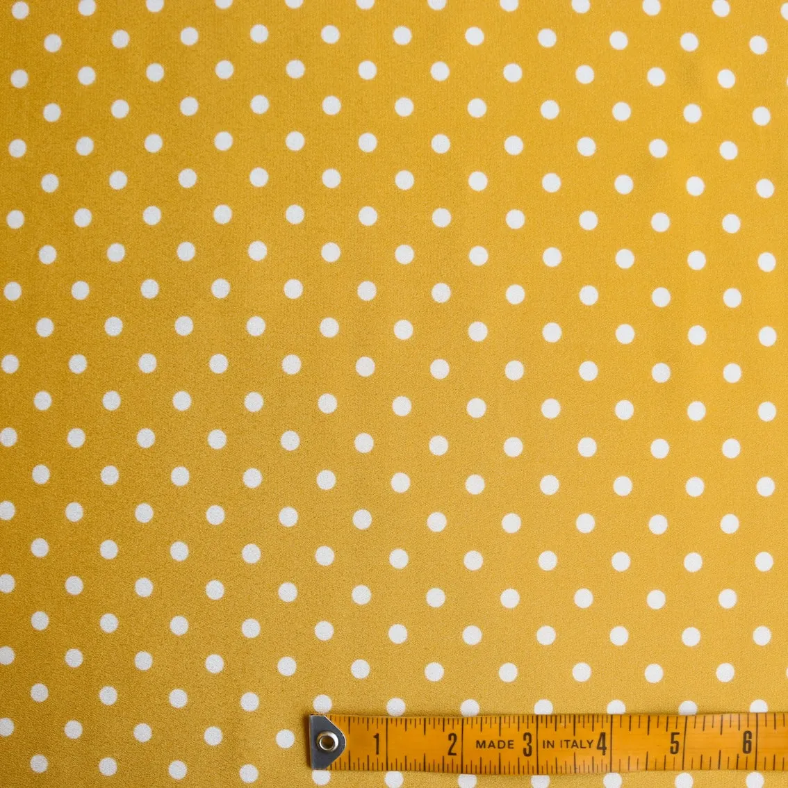 Saffron Spot Silk Crepe De Chine
