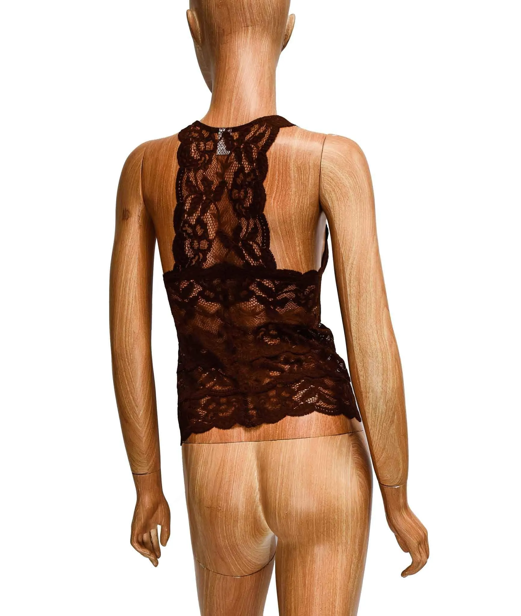 Silk Blouse with Lace Cami