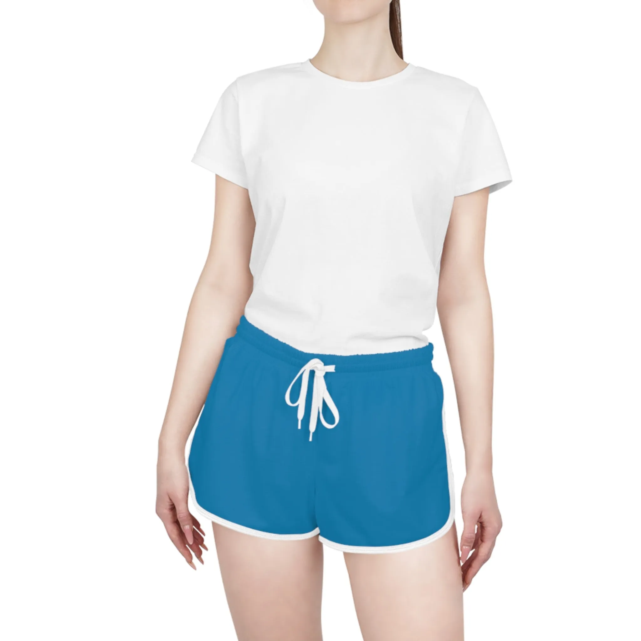 Solid Turquoise Women's Relaxed Shorts