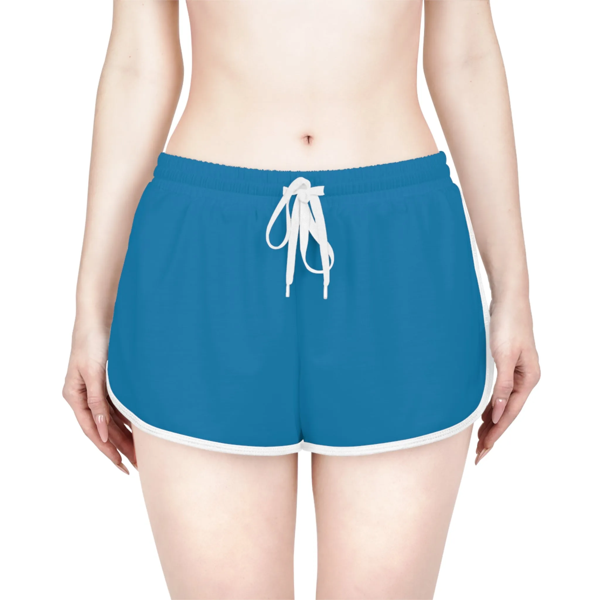 Solid Turquoise Women's Relaxed Shorts
