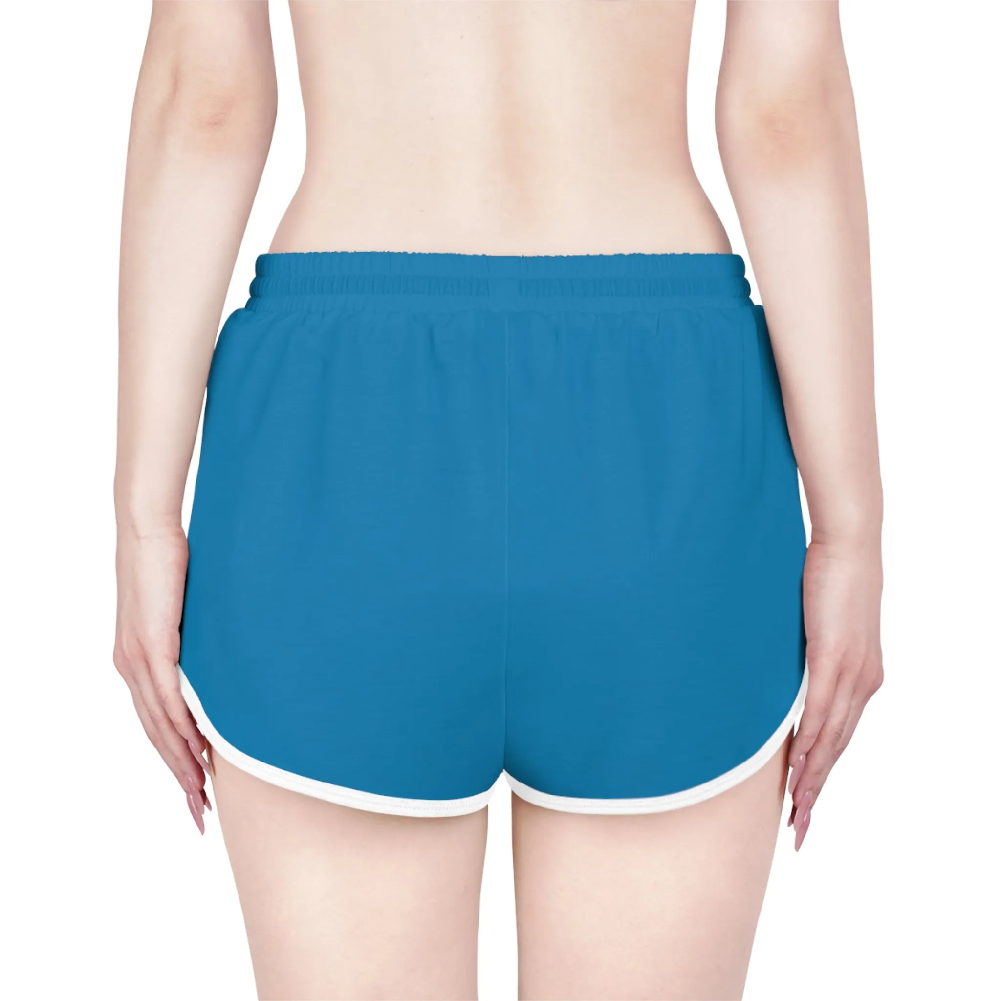 Solid Turquoise Women's Relaxed Shorts
