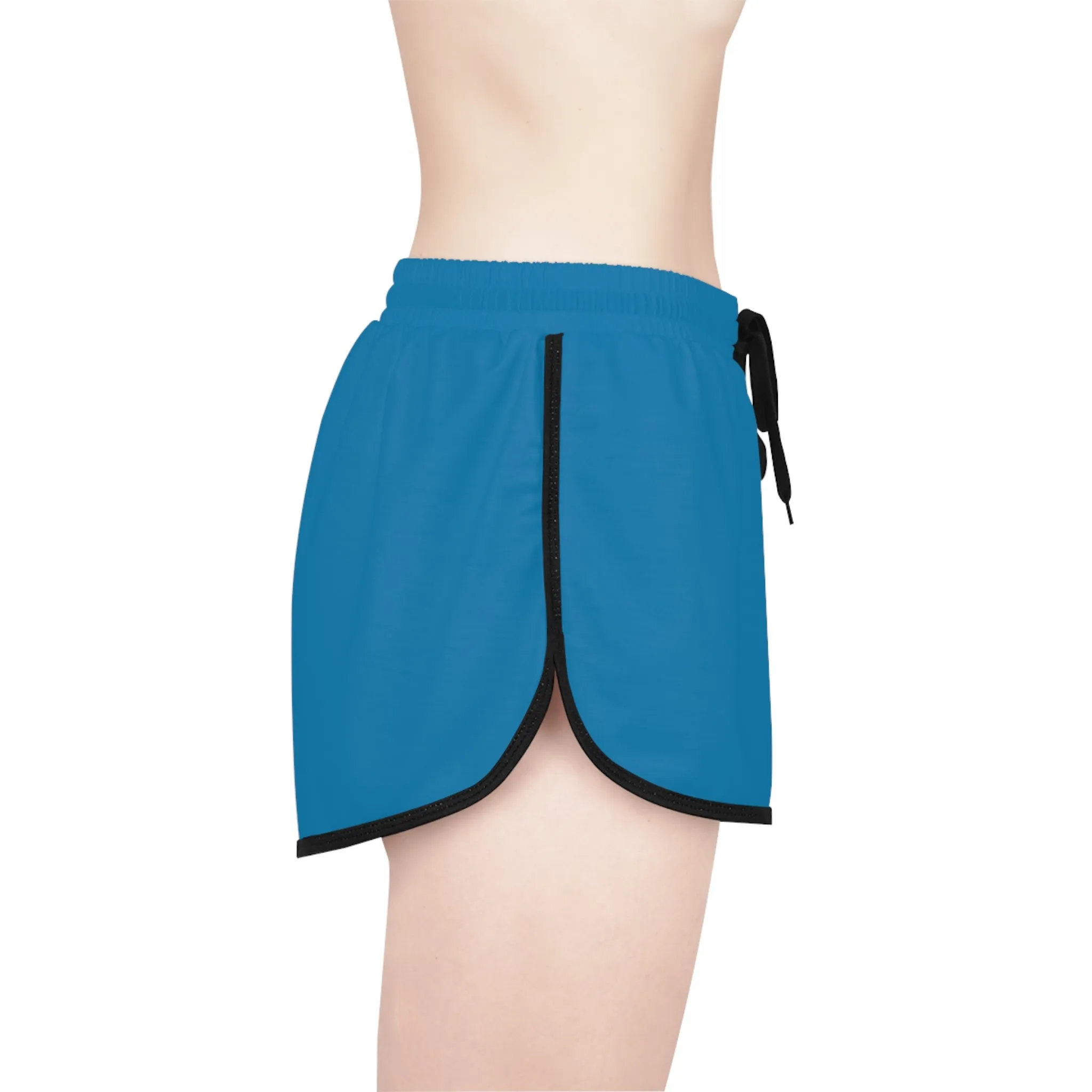 Solid Turquoise Women's Relaxed Shorts