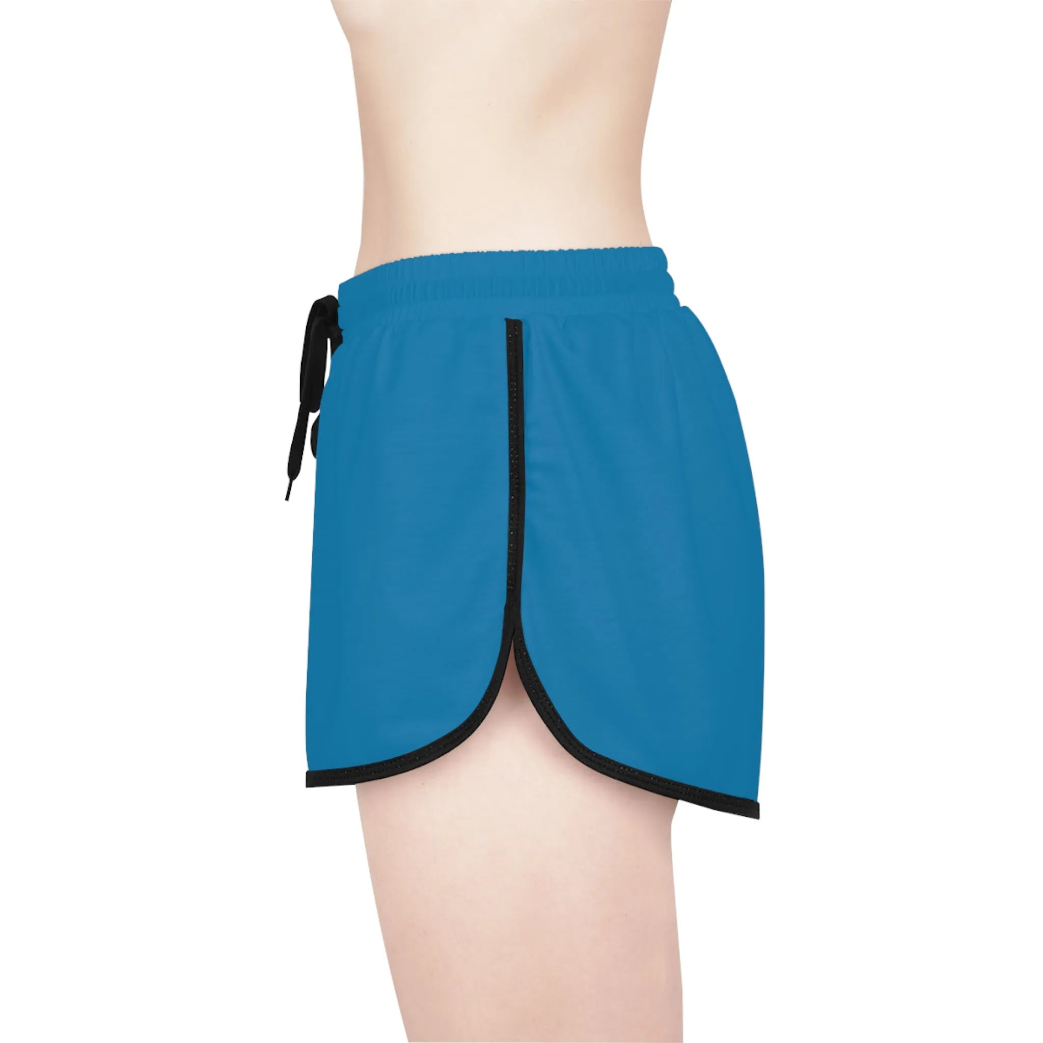 Solid Turquoise Women's Relaxed Shorts