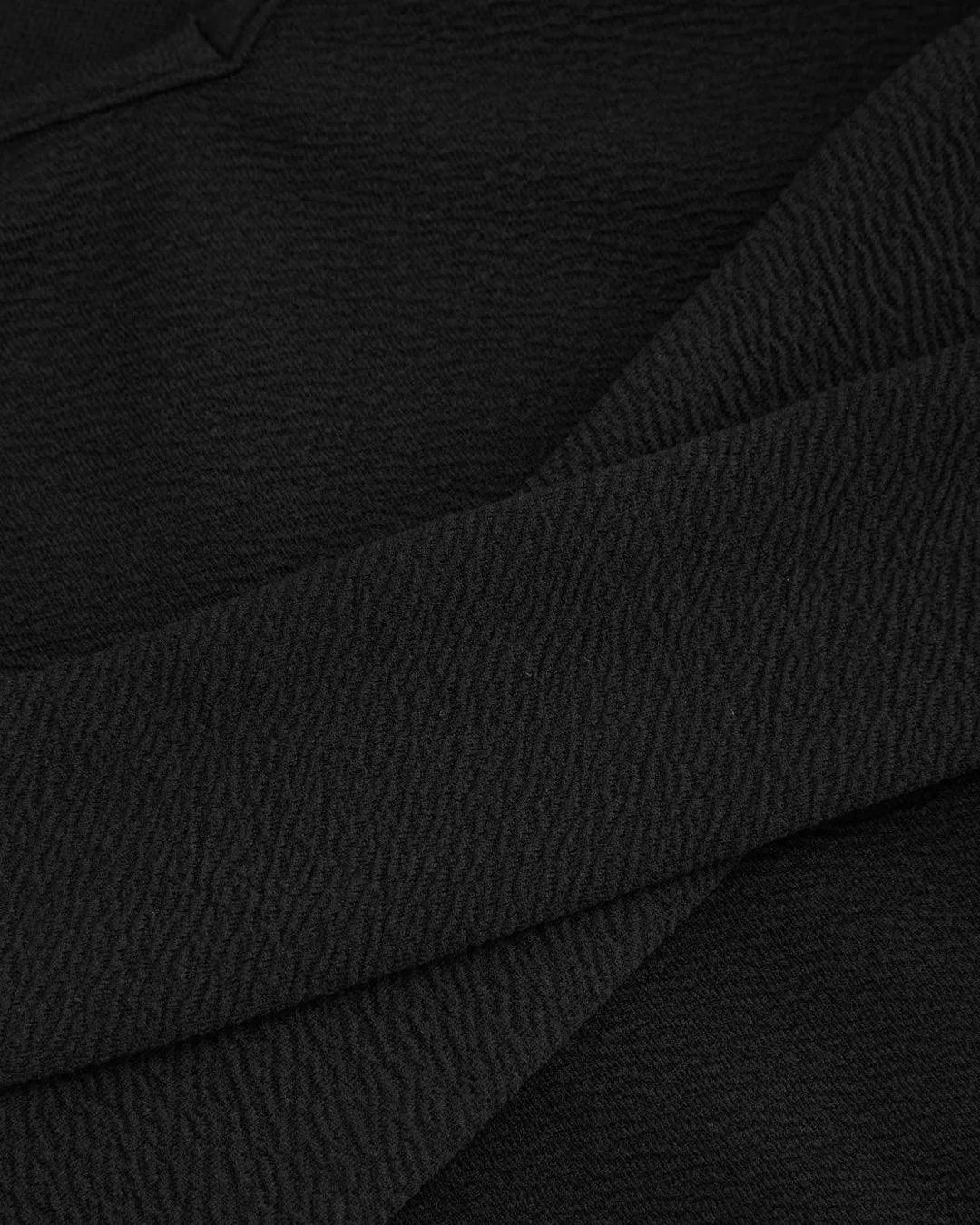 Square Neck Tie Back Ruffle Mini Dress In Black